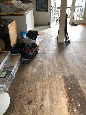 wood floors - before