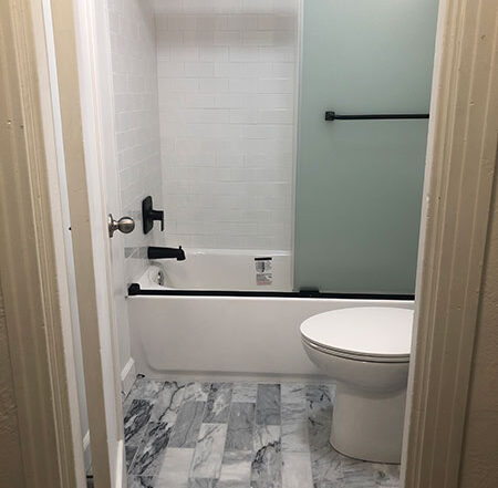 bathroom and shower remodel
