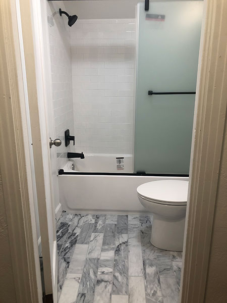 bathroom and shower remodel